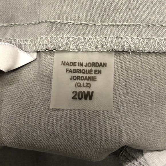 Alia Women Pull On Pants Size 20W Gray Polyester Blend B245 -10 - Picture 8 of 16